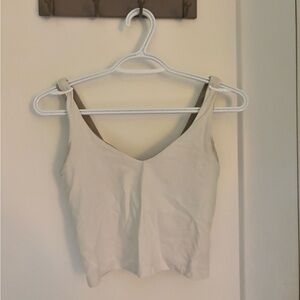 Women's white Lululemon align tank size 6